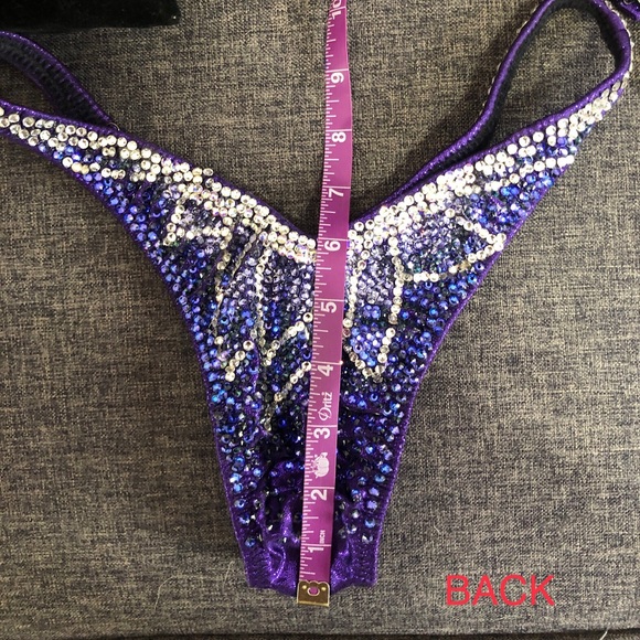 Purple Saleyla Fully stoned Figure Suit - Picture 5 of 10